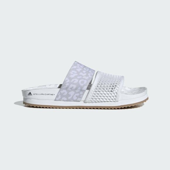Adidas Women's by Stella McCartney White STELLA-LETTE SLIDES Size 5 us FV6527 - Picture 2 of 6